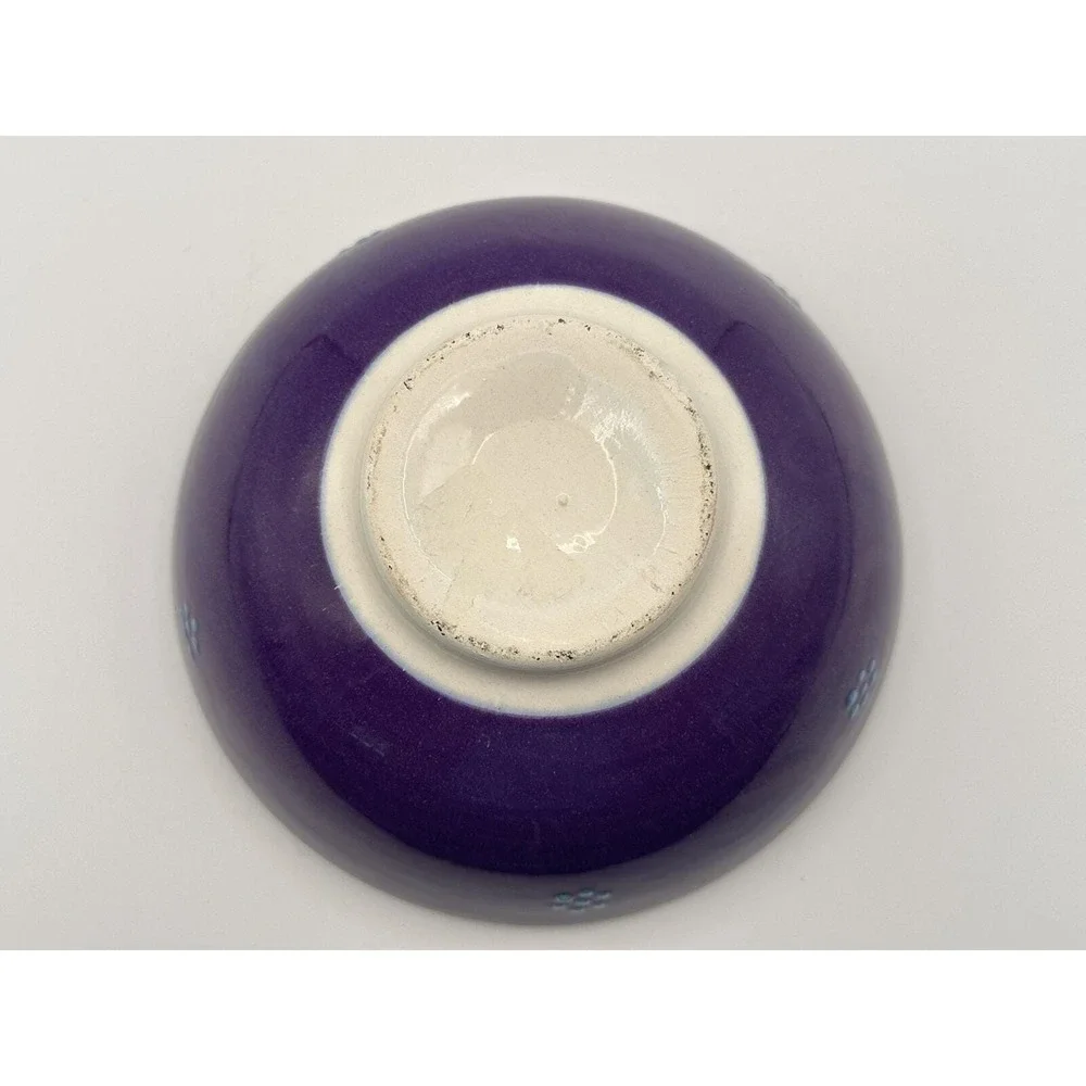 Traditional Turkish Hand‑Painted Ceramic Bowl — Floral & Geometric Design